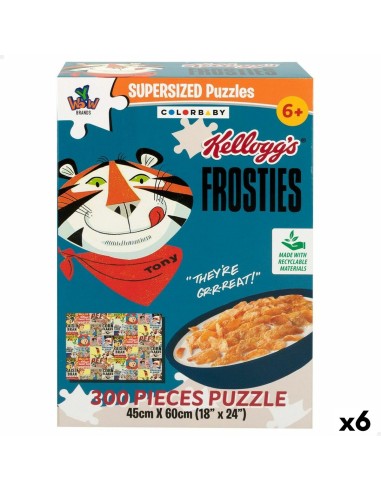 Puzzle Colorbaby Kellogg's Frosties 300 Pezzi 6 Unità 60 x 45 x 0,1 cm