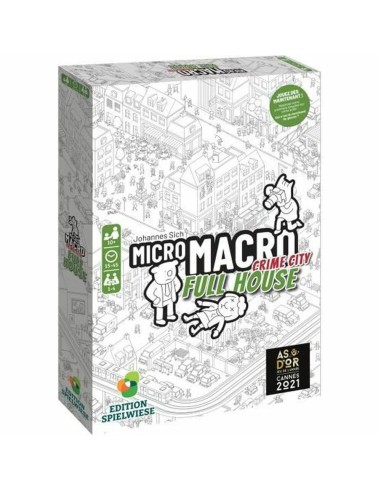 Tischspiel BKR Bunker Micro Macro 2 Crime City - Full House