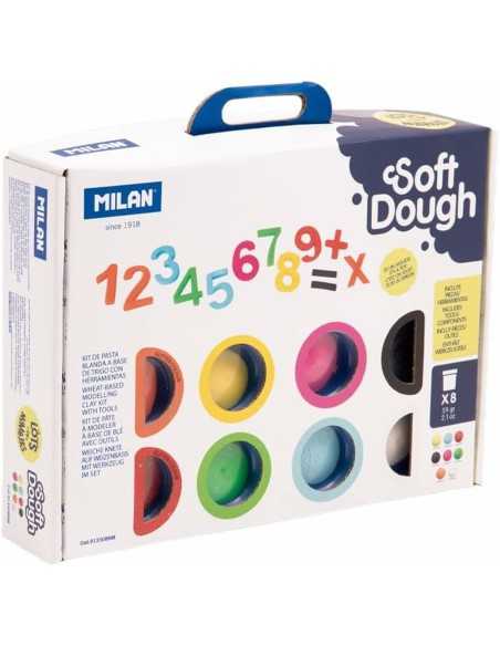 Modelliermasse Milan Soft Dough Lots of Numvers Bunt