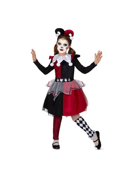 Costume for Children My Other Me Red Harlequin (4 Pieces)