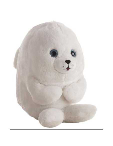 Jouet Peluche Phoque Blanc 42 cm