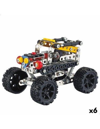 Set de construction Colorbaby Smart Theory Mecano Monster Car Voiture 201 Pièces (6 Unités)