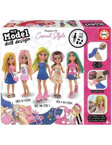 Educational Game Educa My Model Doll Design Casual Multicolour (1 Piece)