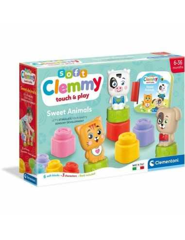 Set di Costruzioni Baby Born Cubes & animals Soft Clemmy (FR) Libro 9 Pezzi