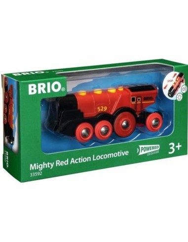 Train Brio Powerful Red Stack Locomotive