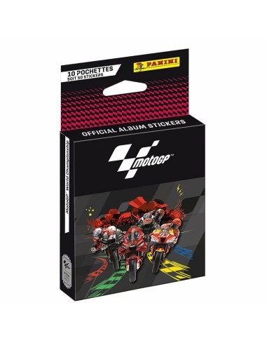 Aufkleber-Pack Panini Moto GP 10 Briefumschläge (Französisch)