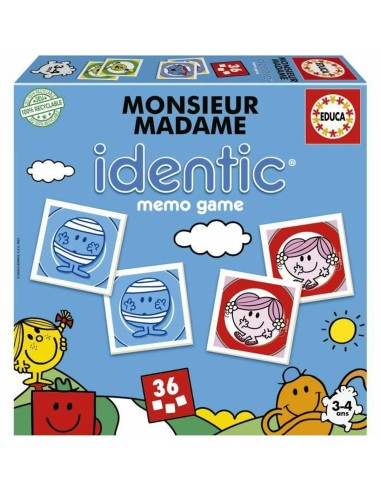 Gioco Educativo Educa Monsieur Madame Identic (FR)