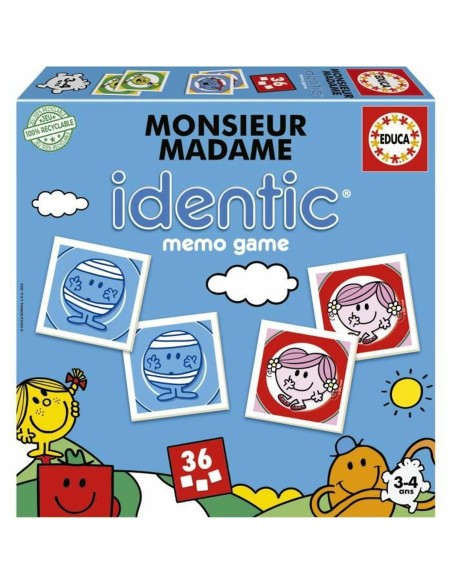 Gioco Educativo Educa Monsieur Madame Identic (FR)