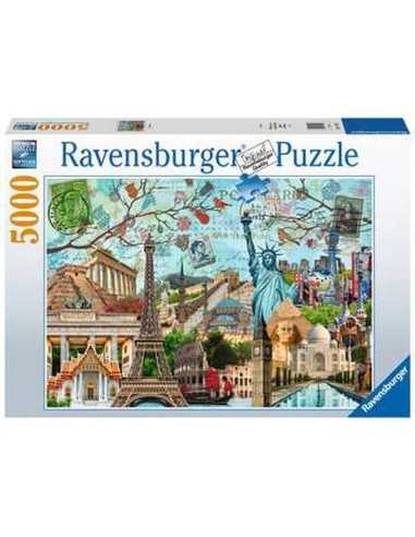 Puzzle Ravensburger 17118 Big Cities Collage 5000 Pezzi