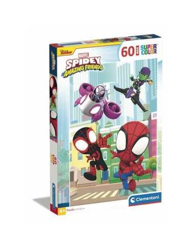 Puzzle per Bambini Spidey His Amazing Friends 60 Pezzi Maxi