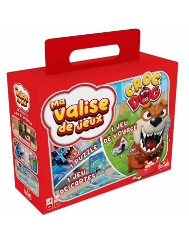 Ensemble de 3 jeux de société Goliath Croc Dog (FR) Plastique