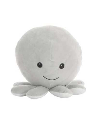 Fluffy toy Grey Octopus 26 cm