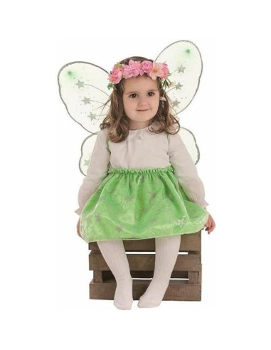 Costume per Bambini Verde Farfalla (2 Pezzi)