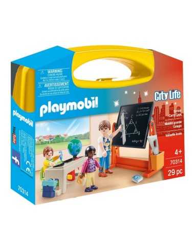 Playset City Life School Carry Case Playmobil 70314 (29 pcs)