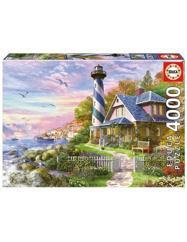 Puzzle Educa Phare In Rock Bay 4000 Pezzi