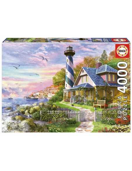 Puzzle Educa Phare In Rock Bay 4000 Pièces