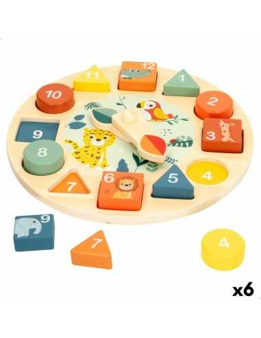 Gioco Educativo Woomax animali Orologio (6 Unità)