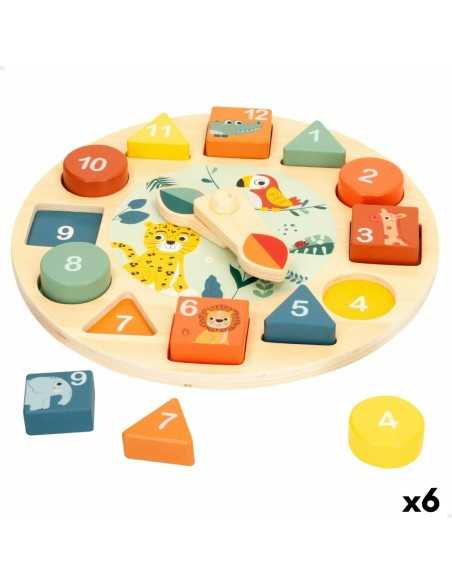 Gioco Educativo Woomax animali Orologio (6 Unità)