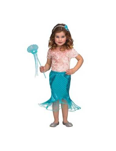 Déguisement pour Enfants My Other Me Sirène Bleu Tutu 3-6 ans (3 Pièces)