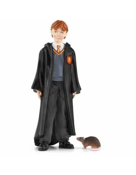 Action Figure Schleich Ron Weasley & Scabbers Modern