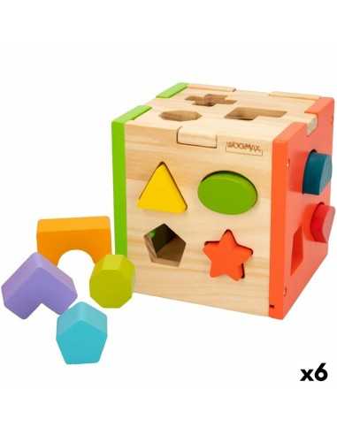 Kinder Puzzle aus Holz Woomax 15 x 15 x 15 cm (6 Stück)