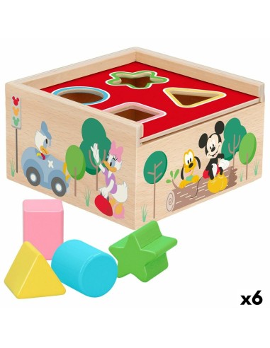 Child's Wooden Puzzle Disney 5 Pieces 13,5 x 7,5 x 13 cm (6 Units)