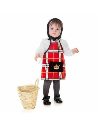 Costume for Children Chesnut seller 2 Pieces Red Black