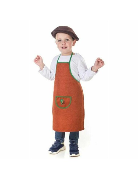 Costume for Children Green 2 Pieces Chesnut seller Orange