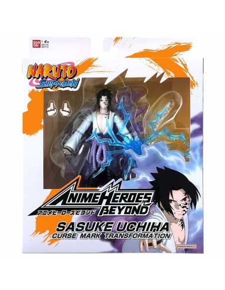 Personaggi d'Azione Naruto Shippuden Bandai Anime Heroes Beyond: Sasuke Uchiha 17 cm