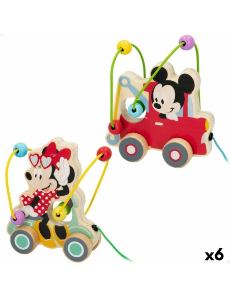 Pull-along toy Disney Wood (6 Units)