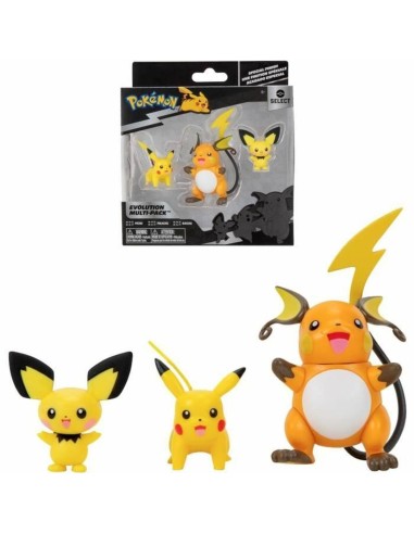 Set of Figures Pokémon Evolution Multi-Pack: Pikachu