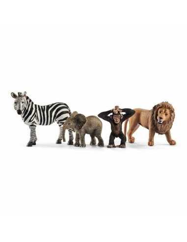 Animal figures Schleich 42387 Wild Life: Safari 4 Pieces Plastic