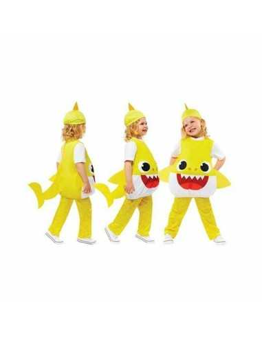 Déguisement pour Enfants Baby Shark Jaune 3 Pièces