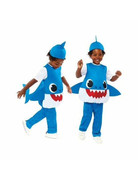 Costume for Children Baby Shark Blue 3 Pieces