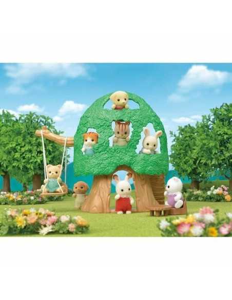 Action Figure Sylvanian Families The Hut and Baby Ecureuil Roux