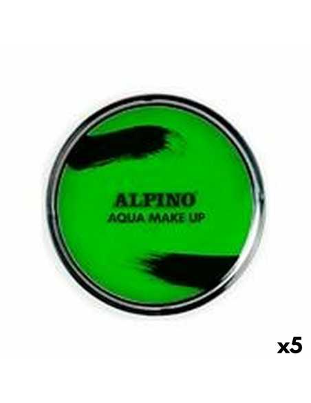 Powdered Make Up Alpino To water 14 g Green (5 Units)