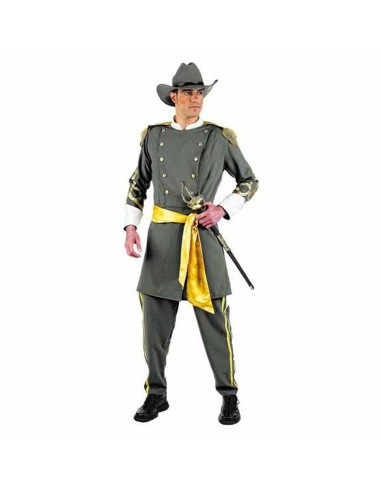 Costume for Adults Limit Costumes Confederate soldier 4 Pieces Multicolour