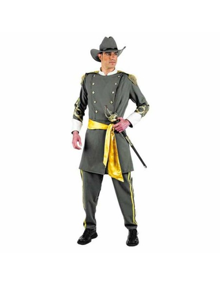 Costume for Adults Limit Costumes Confederate soldier 4 Pieces Multicolour