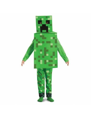 Costume per Bambini Minecraft Creeper 3 Pezzi Verde