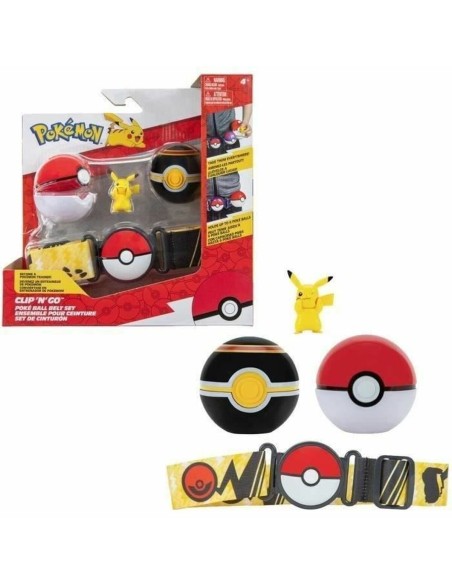 Action Figures Bandai Pokémon Clip belt 'N' Go Pikachu