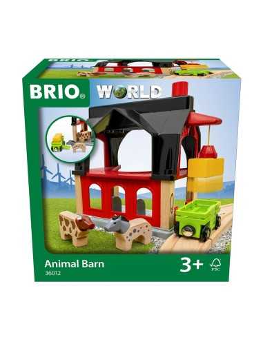 Toy set Ravensburger Animal barn Wood