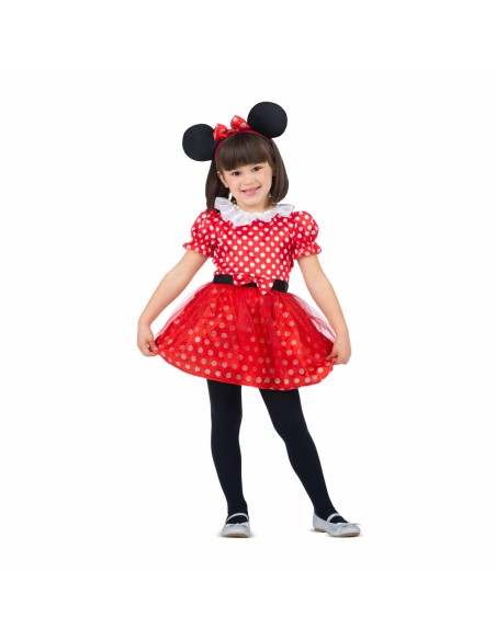 Costume for Children My Other Me Red Little Female Mouse (2 Pieces)