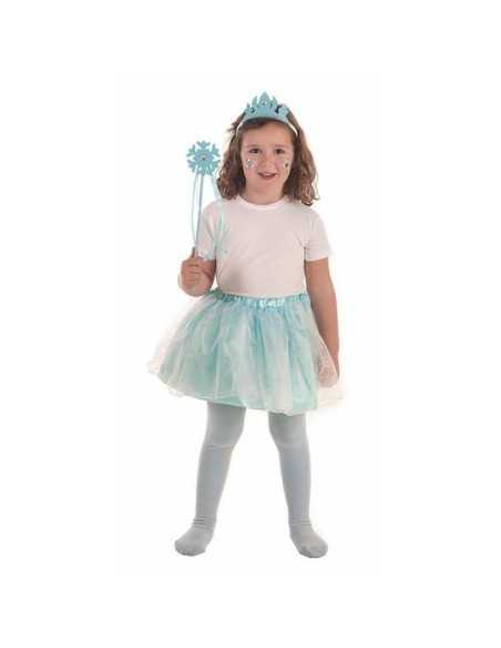 Verkleidung für Kinder Blau Schneeprinzessin (3 Stücke)