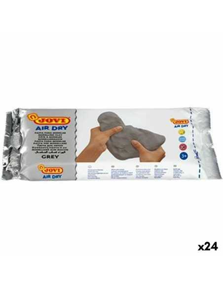 Pâte à modeler Jovi Gris 250 g (24 Unités)