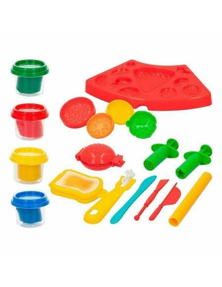 Set di Plastilina Colorbaby Burger & Sandwich Multicolore (19 Pezzi)