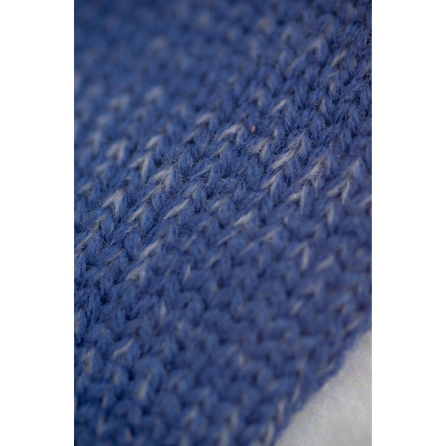 Coperta Crochetts Coperta Azzurro Squalo 60 x 90 x 2 cm