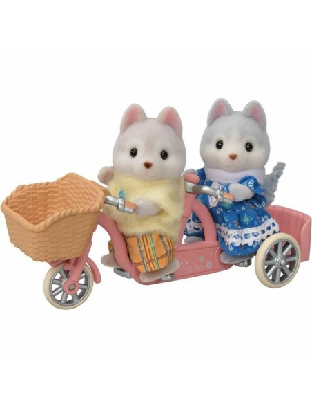 Playset Sylvanian Families Husky siblings and their tandem