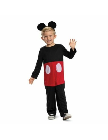 Costume for Children Mickey Mouse Classic 2 Pieces Black S