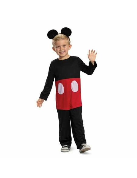 Costume for Children Mickey Mouse Classic 2 Pieces Black S