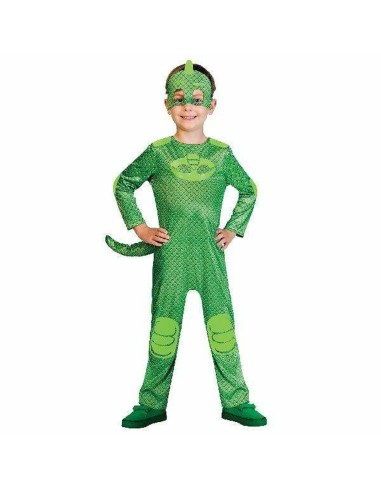 Costume per Bambini PJ Masks Gekko 3 Pezzi